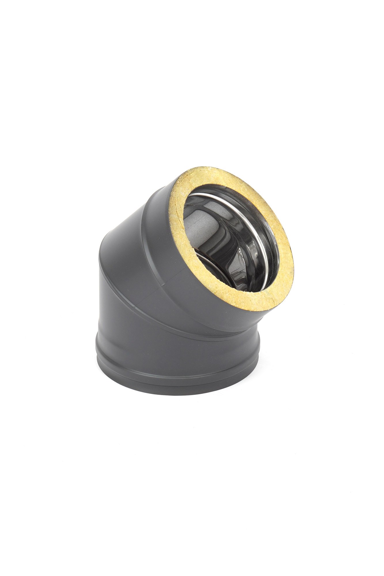 Отвод Теплов и Сухов Термо 45* ОТ-Р (430-0,8/430) MC Black (t < 200°С)